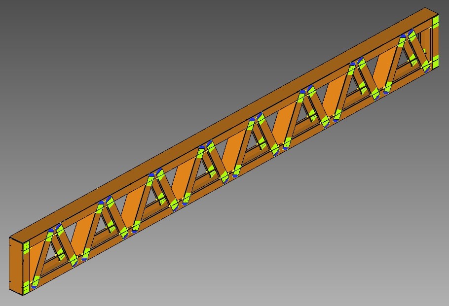 Truss Design Using C Section with Unlipped Chords